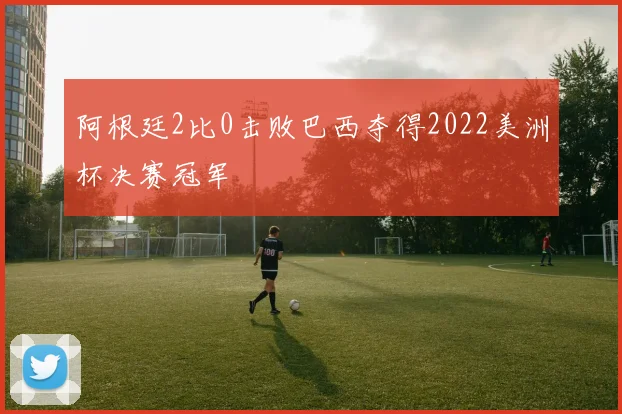 阿根廷2比0击败巴西夺得2022美洲杯决赛冠军