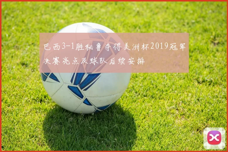 巴西3-1胜秘鲁夺得美洲杯2019冠军决赛亮点及球队后续安排